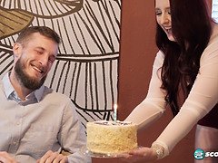 Anal, Gros cul, Gros seins, Sucer une bite, Tir de sperme, Seins naturels, Rousse roux