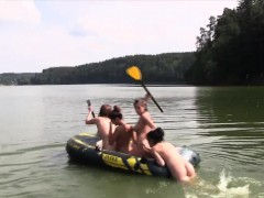 Europäisch, Gruppe, Hd, Lesbisch, Im freien, Jungendliche (18+)