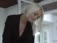 美女, ブロンド, レズビアン, マッサージ