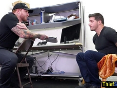 Anal, Mamada, Estilo perrito, Gay, Músculo, Realidad, Pelirrojo, Uniforme