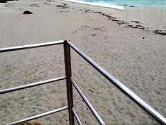 素人, ビーチ, ブロンド, フェラチオ, カワイイ, イマラチオ, オマンコ, ティーン