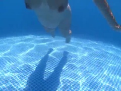 Tetas grandes, Rubia, Corridas, Al aire libre, Piscina, Embarazada