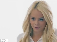 Блондинки, Минет, Парочка, Семяизвержение, Порнозвезда, Бритые, Тощие, Сиськи