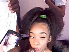 Delightful black harlot thrilling adult clip