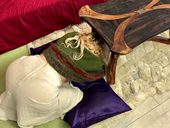 Enthousiasteling, Grote lul, Grote mammen, Blond, Mollig, Hardcore, Moeder die ik wil neuken, Tieten likken