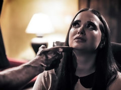 デカパイ, フェラチオ, 茶髪の, バック, 手コキする, キス, 剃毛, タトゥー