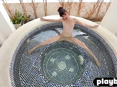 18, アジア人, 美女, アウトドア, ソフトコア, 一人, ティーン, オッパイの