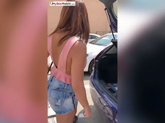 Anaal, Grote kont, Bruinharig, Sperma shot, Spaans