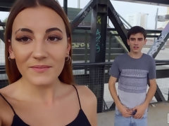 Blond, Hondjeshouding, Handbeurt, Buiten, Gezichtspunt, Geschoren, Tiener, Tieten likken