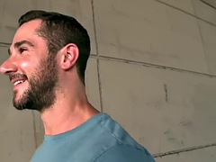 Leie, In den arsch, Schwarz, Schwul, Interrassisch, Muskel, Im freien, Tätowierung