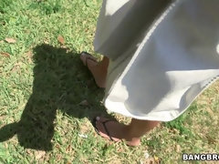 Enthousiasteling, Grote kont, Pijpbeurt, Sperma shot, Sperma in gezicht, Handbeurt, Natuurlijke tieten, Roodharige vrouw