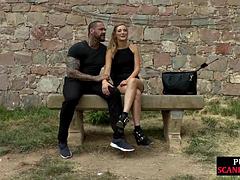 Naughty sluts gets humiliated in public