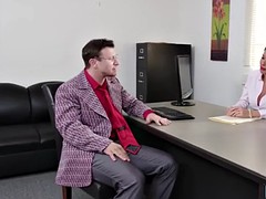 Большие сиськи, Белье, Милф, В офисе