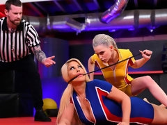 デカ尻, ブロンド, ジム, なめる, オナニー, 淫乱熟女, 剃毛, スポーツ