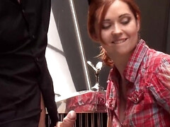 Anal, Gros cul, Gros seins, Tir de sperme, Faciale, Hard, Rousse roux, Nénés