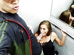 デカ尻, デカチン, デカパイ, フェラチオ, 茶髪の, バック, ガリガリ, ティーン