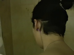 美女, フェラチオ, カップル, イく瞬間, 彼女, ハメ撮り, 公共, オッパイの