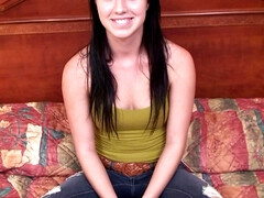 Bruinharig, Pompom meid, Hd, Naakt, Gezichtspunt, Geschoren, Tiener, Tieten likken