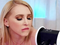 Arsch, Grosse titten, Blondine, Blasen, Dildo, Aufs gesicht abspritzen, Öl, Muschi