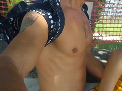 Leie, Arsch, Grosser schwanz, Handjob, Hd, Selbstgemacht, Natürlichen titten, Öffentlich