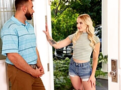 Give Me Teens featuring Sage Rabbit's medium size tits scene