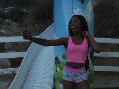 Noire, En levrette, Noir ébène, Hard, Hd, Interracial, De plein air, Adolescente