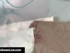 Super Busty Babe Maggie Green Mouth Fucks A Hard Horny Cock!