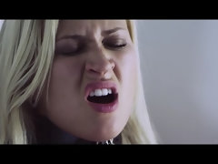 Beauté, Blonde, Bondage, Doigter, Français, Embrassement, Lesbienne, Chatte