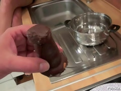 茶髪の, 口内発射, 食べ物, ハメ撮り, オマンコ, シャワー, ストッキング, フェラする