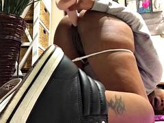 Hot Ebony Solo Masturbation: Big Ass, Amateur  Babe Porn