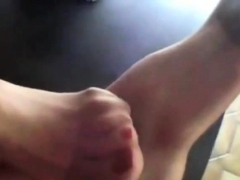 high heels and sexy nylons foot