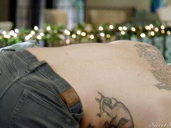 デカ尻, フェラチオ, バック, フェティッシュ, 開帳, ハードコア, 裸, 濡れ