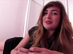 Dreaming of Laura Palmer's Tight Pussy in Your Bed - Busty Blonde Teen Takes Cumshot on Her Tits