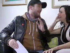 Closeup, mature, stocking