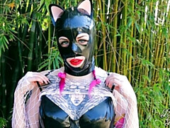 素人, デカ尻, フェティッシュ, 指いじり, マスク, 淫乱熟女, 一人, ストリッピング