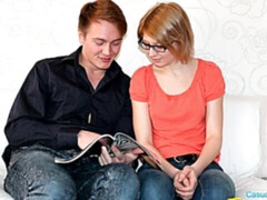 デカ尻, デカチン, フェラチオ, バック, 小柄, ショートヘア, ティーン, オッパイの