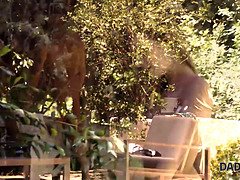 Americano, Belleza, Rubia, Atrapados, Papá, Novia, Hd, Al aire libre