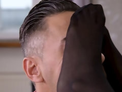 お尻, ドレス, 足, フェティッシュ, フランス人, 下着, 穴開きパンティ, オマンコ