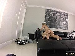 デカパイ, ブロンド, 巨乳な, 毛深い, 淫乱熟女, 母, ハメ撮り, 義母