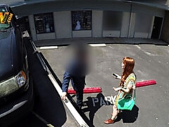 Grosser schwanz, Blasen, Auto, Hundestellung, Natürlichen titten, Rotschopf, Dürr, Titten