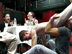 Public blowjob to stripper by a amateur