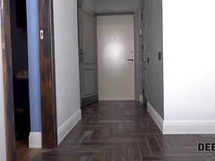 Schönheit, Blondine, Blasen, Hardcore, Jeans, Geld, Realität, Russisch