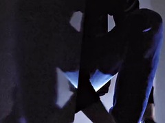 Uncontrollable ejaculation in a man during a change of clothes after a shift in a factory