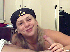 flawless bosoms Italian Housewife blowjob