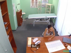 Leie, Arzt, Füsse, Krankenschwester, Büro, Muschi, Uniform, Spanner