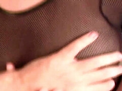 Watch stunning brunette, Desiree Divine, and her friend, Broken Lingeire, take turns getting their wet tits and tight holes filled with cum