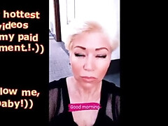 素人, ブロンド, カップル, 人妻の, 淫乱熟女, ロシア人, ヤリマン, フェラする