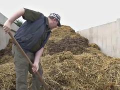 German farmer blowjob and outdoor sex