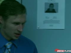 アジア人, フェラチオ, 車, クラブ, チン, なめる, アウトドア, ポリス