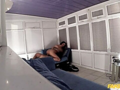 Anaal, Hondjeshouding, Sperma in gezicht, Voeten, Fetisj, Gezichtspunt, Anaal likken, Uniformpje